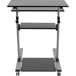 Tripp WWSSRC Rolling Standing Desk Workstation Height Adjustable Mobil