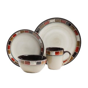 Gibson 114348.16R Roja 16pc Dinnerware Set