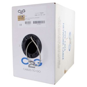 C2g 56018 1000ft Cat6 Solid Pvc Gray