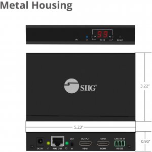 Siig CE-H23B11-S1 Accessory Ce-h23b11-s1 Hdmi Over Ip Extender With Ir