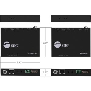 Siig CE-H23E11-S1 Accessory Ce-h23e11-s1 4k Hdmi Hdbaset  Extender Ove