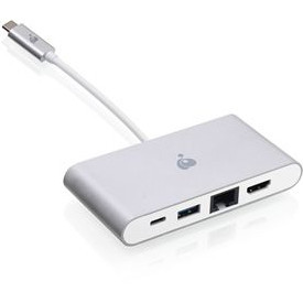 Iogear GUH3C3PD Usbc 4k  Hdmi Gbe Usb A Hub Wpd