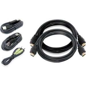 Iogear G2L8202UTAA3 6ft Dual Hdmi Usb Kvm Cablekit