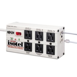 Tripp ISOTEL6ULTRA , Surge Protector, 6 Outlet, 6ft Cord, 3330 Joules,