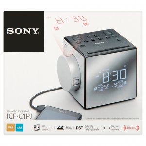 Sony ICF-C1PJ Projection Clock Radio Nature