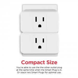 Ematic PL220D 2 Pack Wi Fi Smart Plug