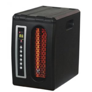 World QDE1320 Compact Infrared Heater Blk