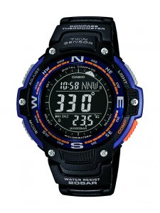 Casio SGW100-2B Twin Sensor Watch Blugrn Light