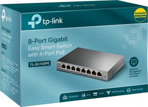 Tplink TL-SG108PE Poe Easy Smart Switch 8 Ports