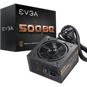 Evga 110-BQ-0500-K1 Power Supply 110-bq-0500-k1 500 Bq +12v 120mm Fan 