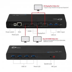 Siig JUDK0411S1 Accessory Ju-dk0411-s1 Video Dock With Usb 3.0 4k Disp