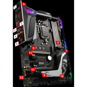 Msi Z390GPCARAC Motherboard  Mpg Z390 Gaming Pro Carbon Ac Lga1151 Cor