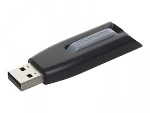 Verbatim 49168 256gb Store 'n' Go V3 Usb 3.0 Flash Drive - Gray - 256g