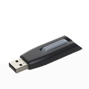 Verbatim 49168 256gb Store 'n' Go V3 Usb 3.0 Flash Drive - Gray - 256g