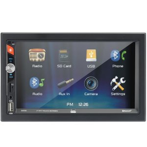 Dual DM720 7 Lcd Mechless Double Din Bt Usbmicro Sd Backup Cam In Remo