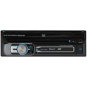 Dual XDVD176BT 7 Single-din In-dash Dvd With Motorized Touchscreen  Bl