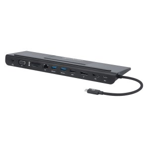 Manhattan 153478 11-in-1 Triple-monitor Docking Station