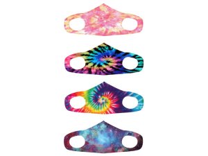 Bulk MO117 Tie Dye Mask 4 Asst