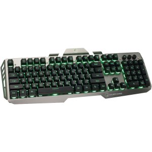 Iogear GKB704L-BK Hover Aluminum Gaming Keyboard With 3 Color Led Back