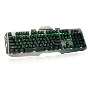 Iogear GKB704L-BK Hover Aluminum Gaming Keyboard With 3 Color Led Back