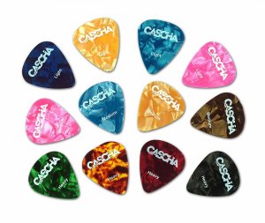 Cascha HH2002 Premium Guitar Picks Sampler - 12 Pack