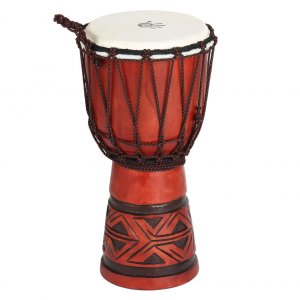 X8 X8-DJ-CELTIC-BKP Celtic Labyrinth Backpacker Djembe With Tote Bag