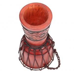 X8 X8-DJ-CELTIC-BKP Celtic Labyrinth Backpacker Djembe With Tote Bag