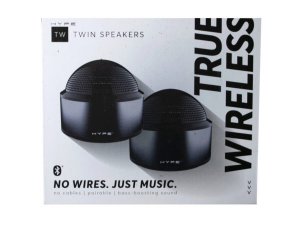 Bulk CS118 Hype Black True Wilress Twin Pairing Rechargeable Bluetooth