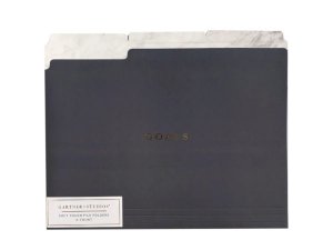 Bulk CS126 6pk Soft Touchgrey File Folder Set