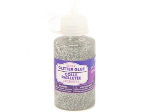 Bulk CH460 1.8 Oz Silver Glitter Glue