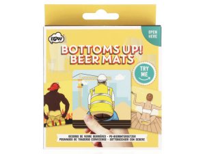 Bulk CA476 Bottoms Up Novelty Bum Beer Mats