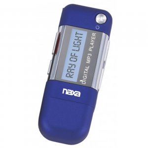 Naxa NM-145A-BLUE Naxa Mp3 Player With 4gb Built-in Flash Memory, Lcd 