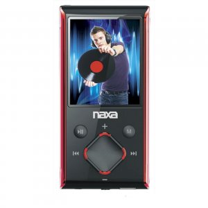 Naxa NMV-173NX-RED Naxa Portable 8gb Media Player With 1.8 Lcd Screen-