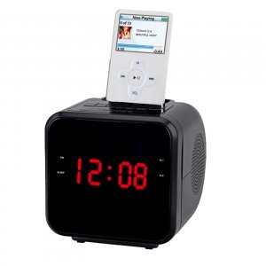 Supsersonic IQ-1303WHITE Supersonic 1.2 Display Alarm Clockradio For I