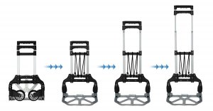 Relaunch MI-901 Mount-it. Folding Hand Truck And Dolly, 165 Lb Capacit