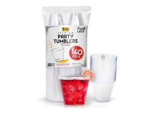 Bulk CH493 140 Pack 9oz Premium Party Tumblers