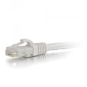 C2g 50777 50ft Cat6a White Snagless Utp