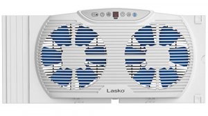 Lasko W09560 Twin Window Fan With Bluetooth