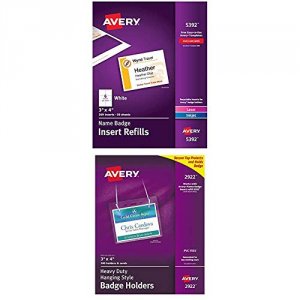 Avery 5392 Avery Name Badge Inserts (3 X 4) (300 Insertsbox)