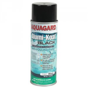 Aquagard 71301 Ii Alumi-koat Spray Foutboards  Outdrives - 12oz - Blac