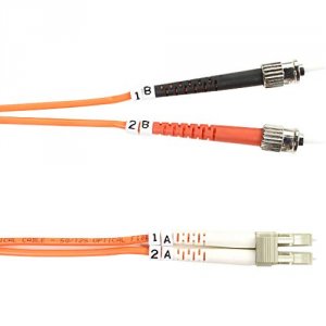 Black FO50-005M-STLC Fiber Patch Cable 5m Mm 50 St To Lc