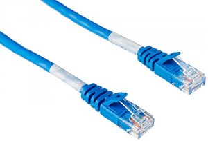 Corner C5E-BL-10-M Cat5 Patch Cord Blue 10 Ft With Boots