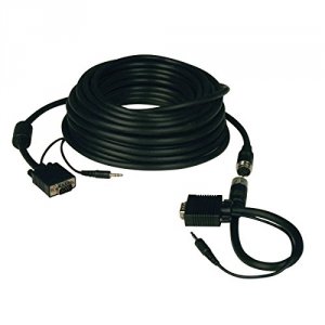 Tripp Q65593 100ft Svga - Vga Coax Monitor Cable With Audio And Rgb Hi