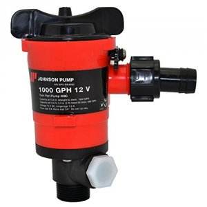 Johnson 48903 Twin Port 1000 Gph Livewell Aerating Pump - 12v