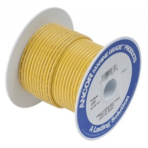 Ancor 111925 Yellow 8 Awg Tinned Copper Wire - 250'