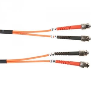 Black FO625-010M-STST Fiber Patch Cable 10m Mm 62.5 St To St