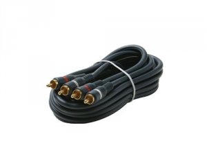 Steren 254-220BL (r) 254-220bl Dual Rca Stereo Cables (12ft)