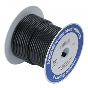 Ancor 111002 Black 8 Awg Tinned Copper Wire - 25'