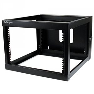 Startech RK619WALLOH 6u 22in Depth Hinged Open Frame Wallmount Server 