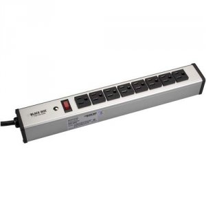 Black PS167A-R2 Outlet Power Strip, 8-outlet, 15-ft. (4.